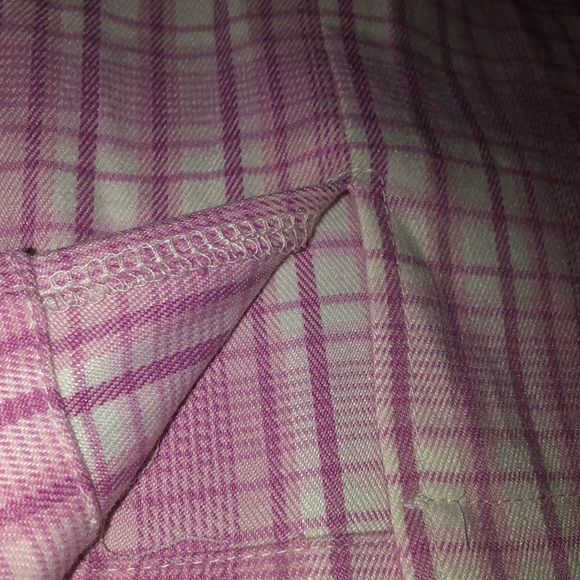 Pink plaid skirt - Picture 2 of 2